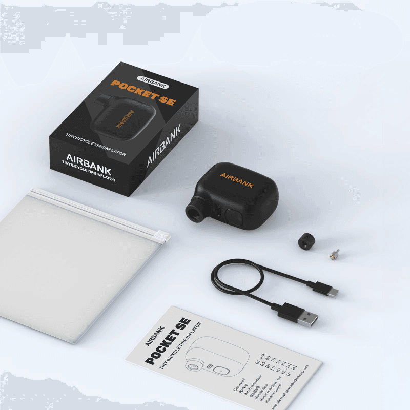 AIRBANK Pocket SE Mini - Elektryczna Pompka Rowerowa