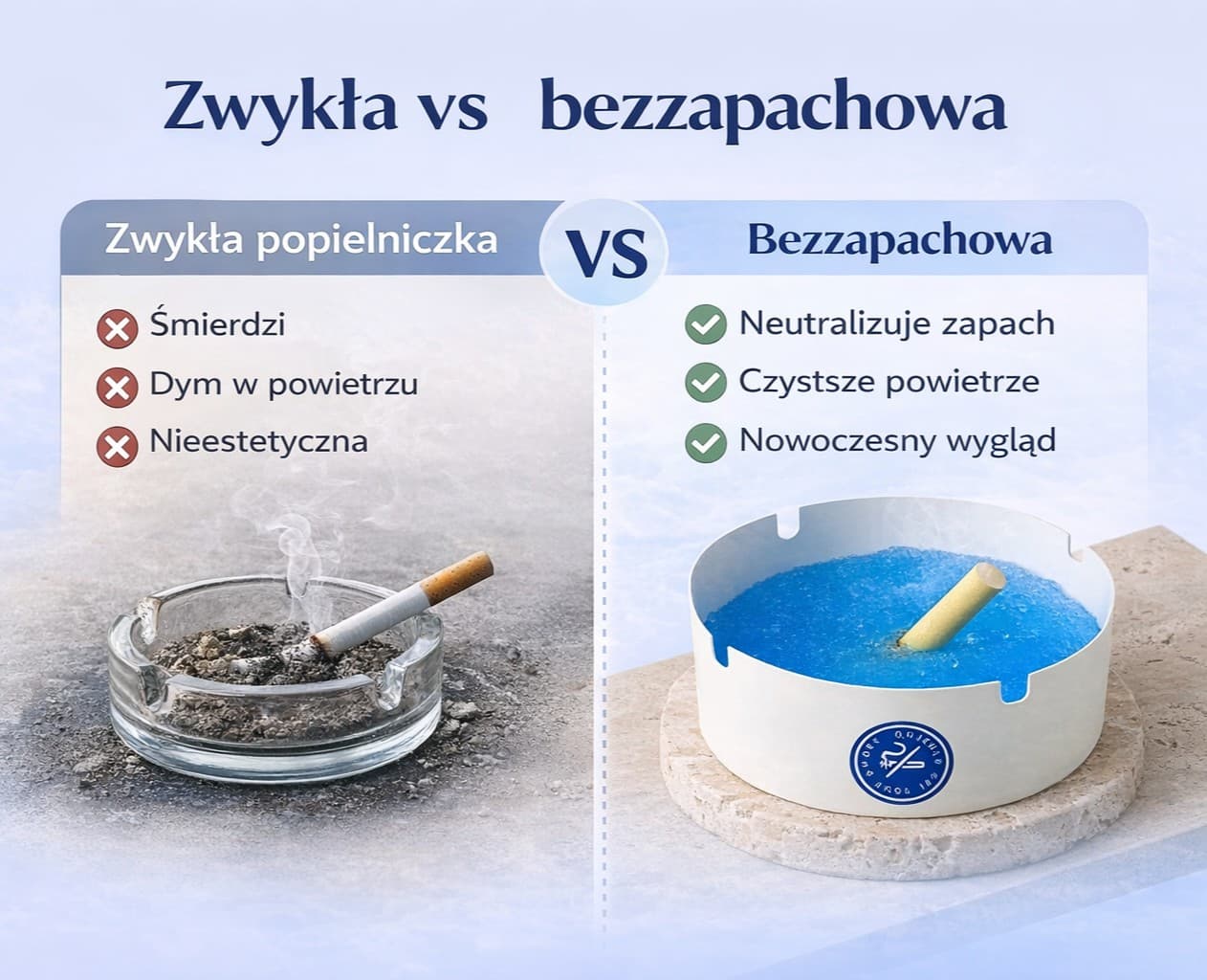 FreshAsh – bezzapachowa popielniczka 25 sztuk (5 GRATIS)