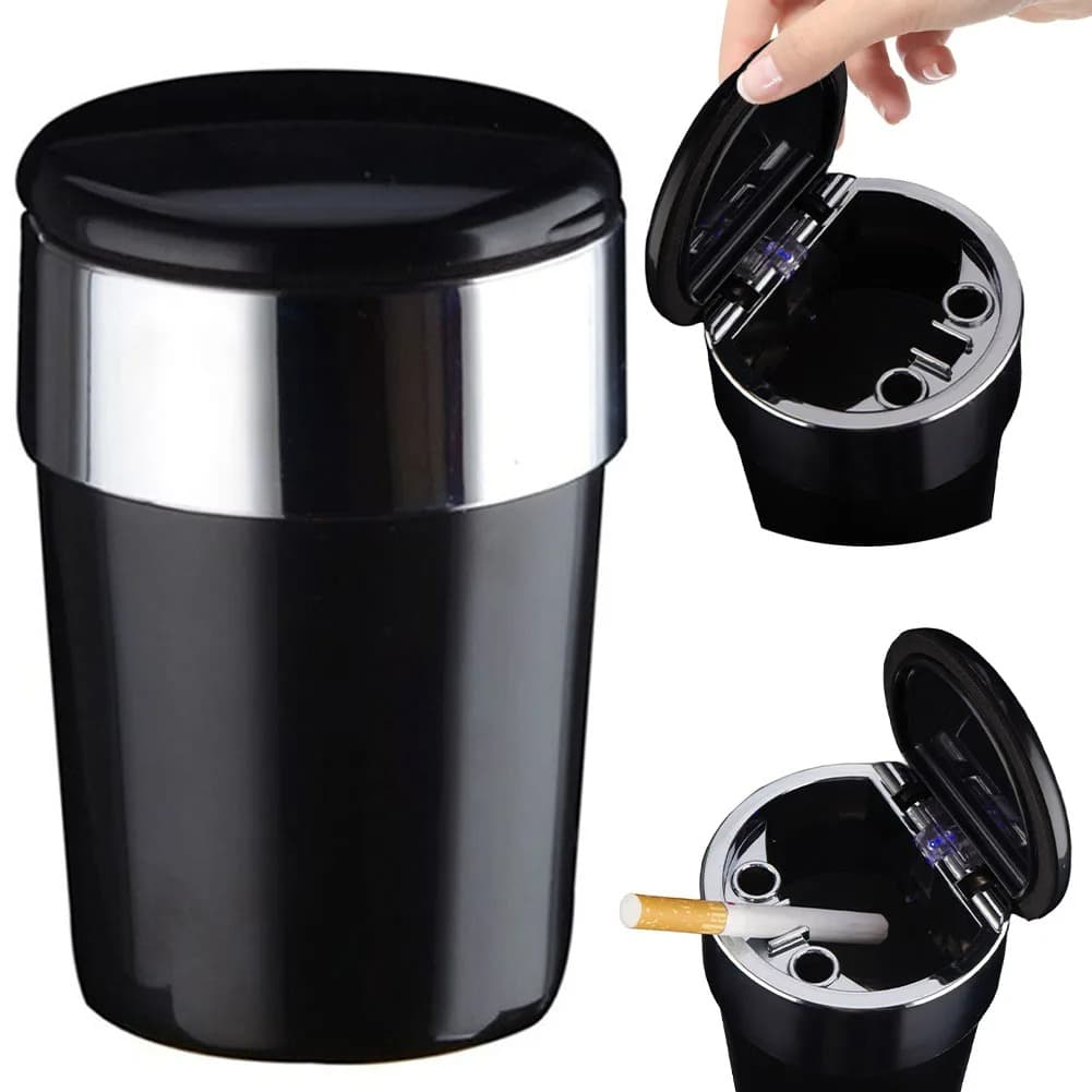 Popielniczka samochodowa z pokrywką