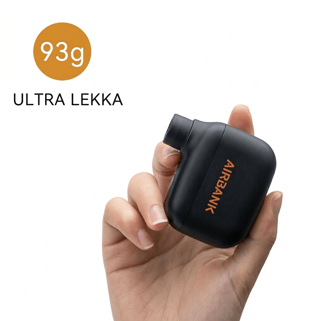 AIRBANK Pocket SE Mini - Elektryczna Pompka Rowerowa